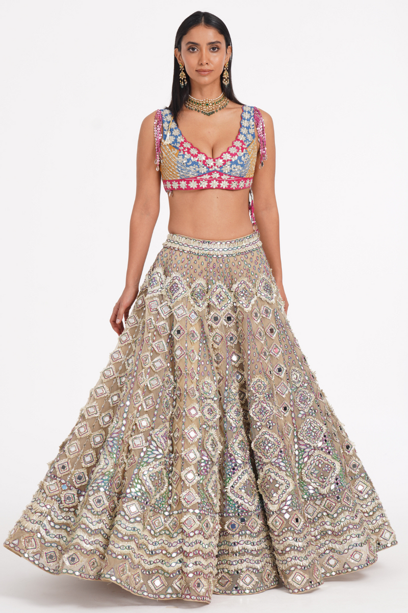 BLANC VIVID LEHENGA SET