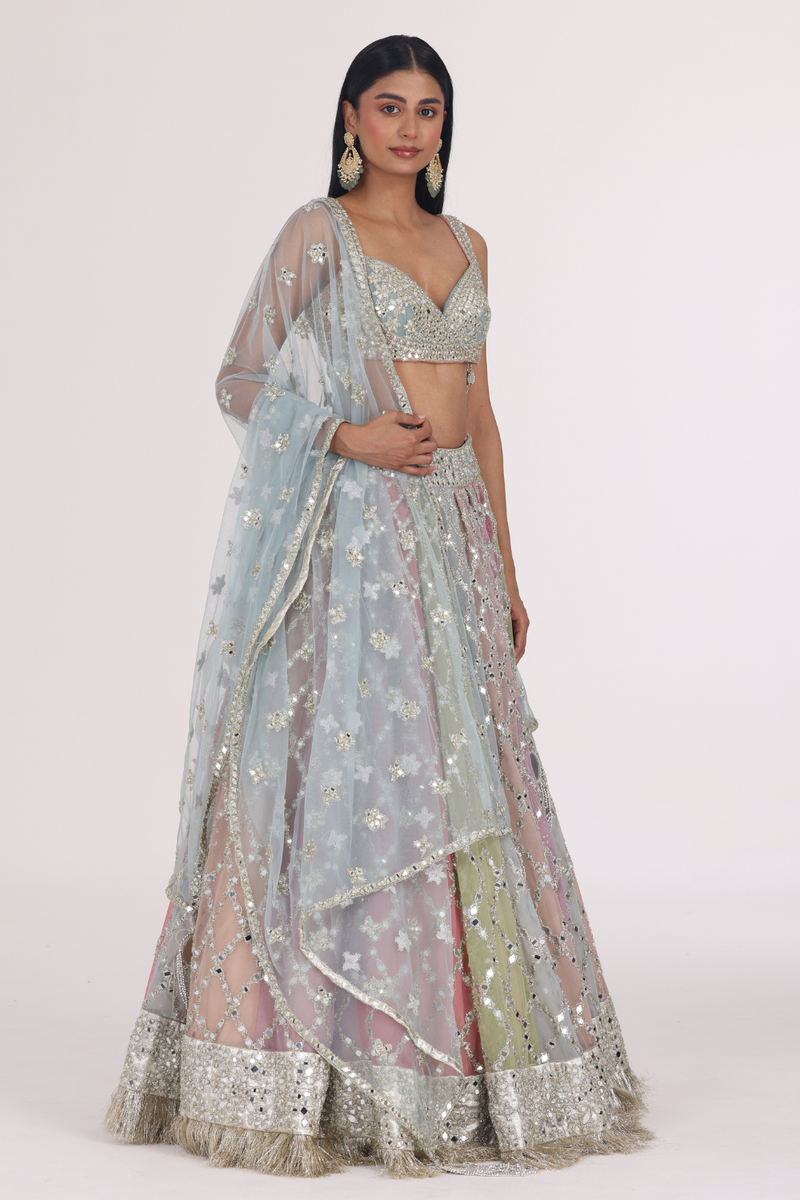 MULTICOLOUR LEHENGA