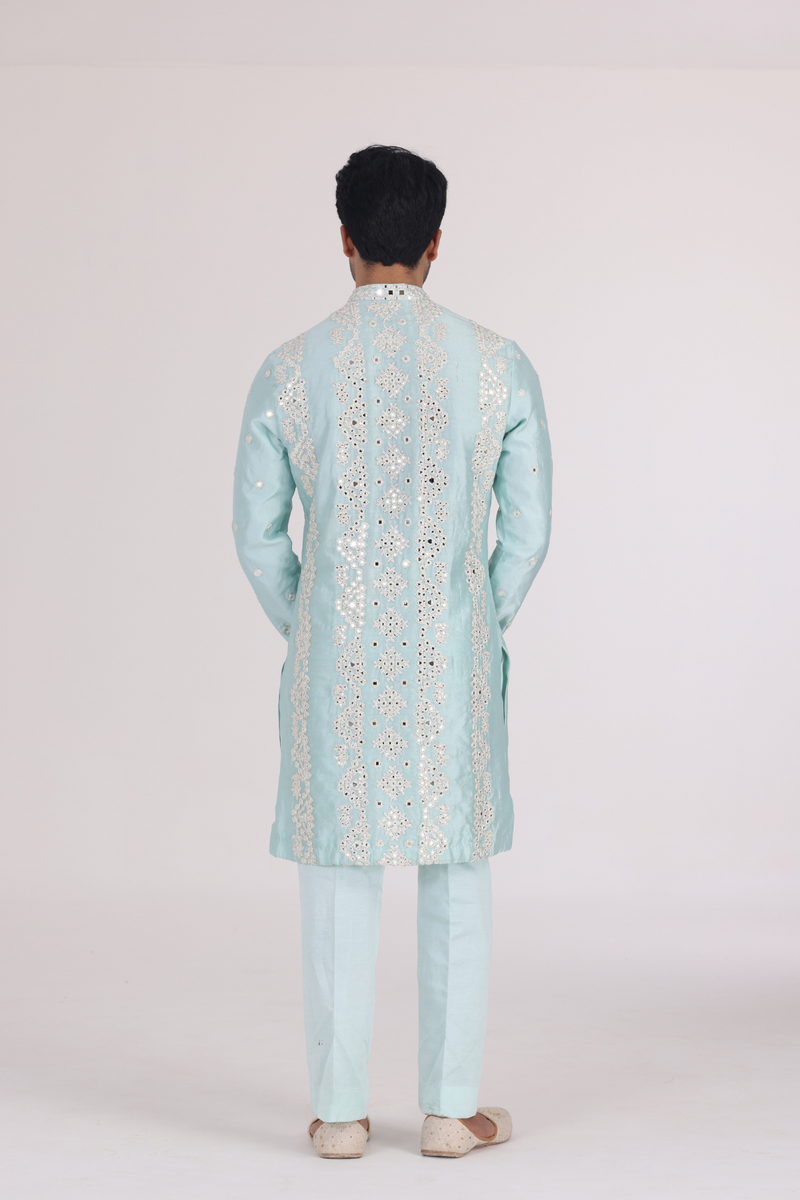 AQUA BLUE KURTA