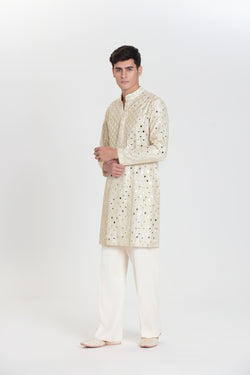 Gold Ivory Kurta Set