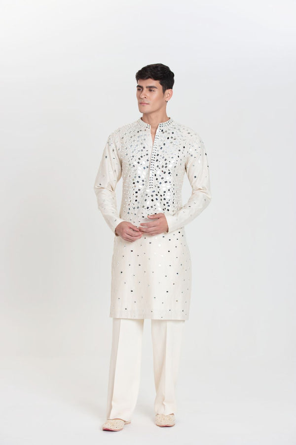 Ivory Bloom  Kurta Set