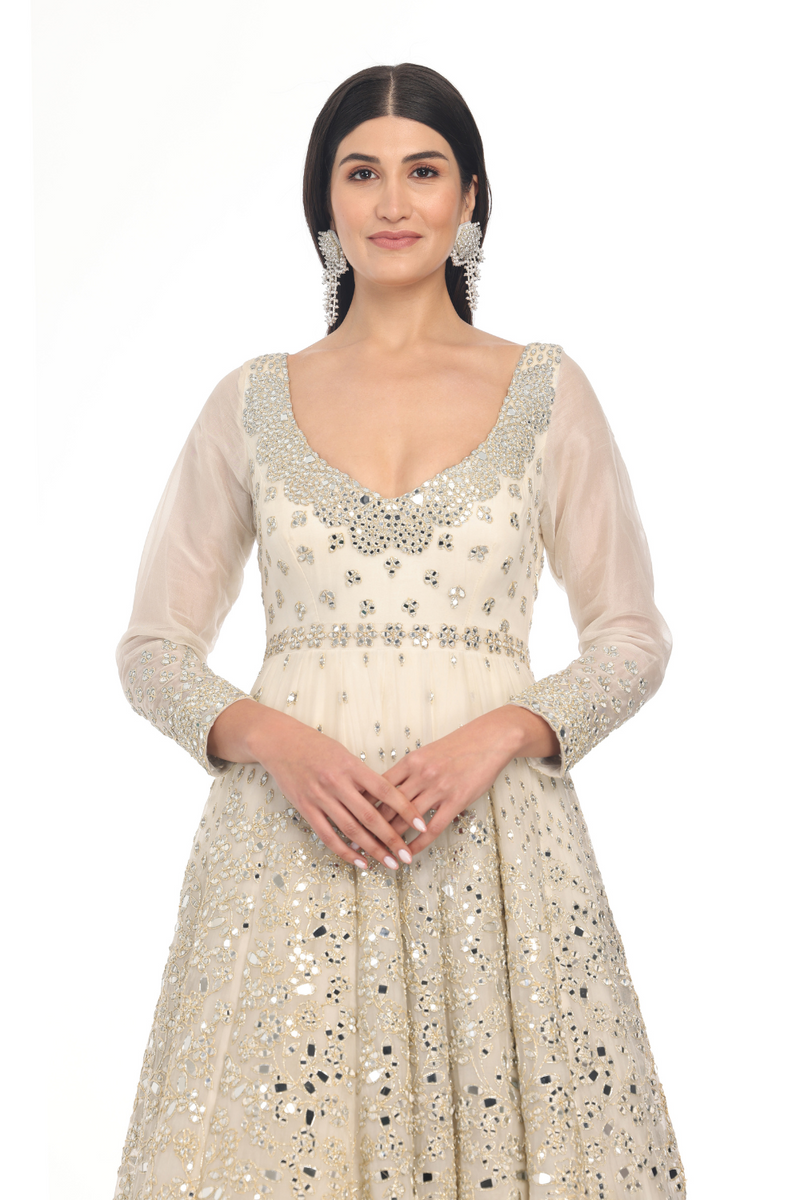 Sonam Kapoor organza Anarkali set