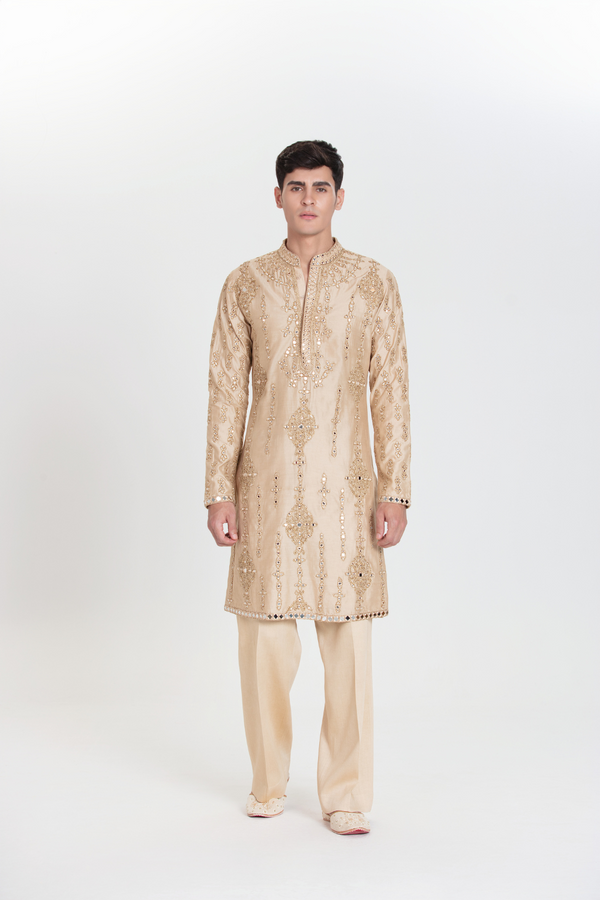 Beige Radiant Kurta Set