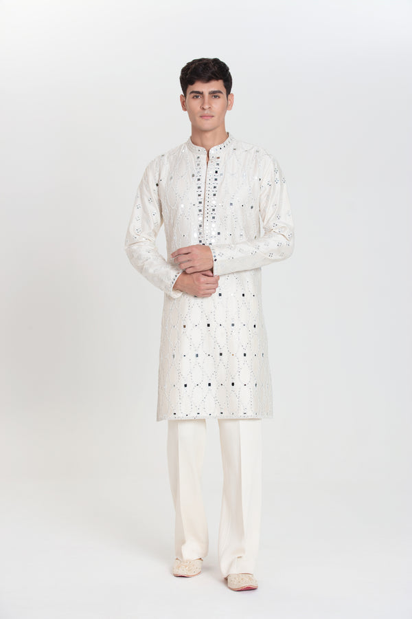 Ivory Mist Kurta Set