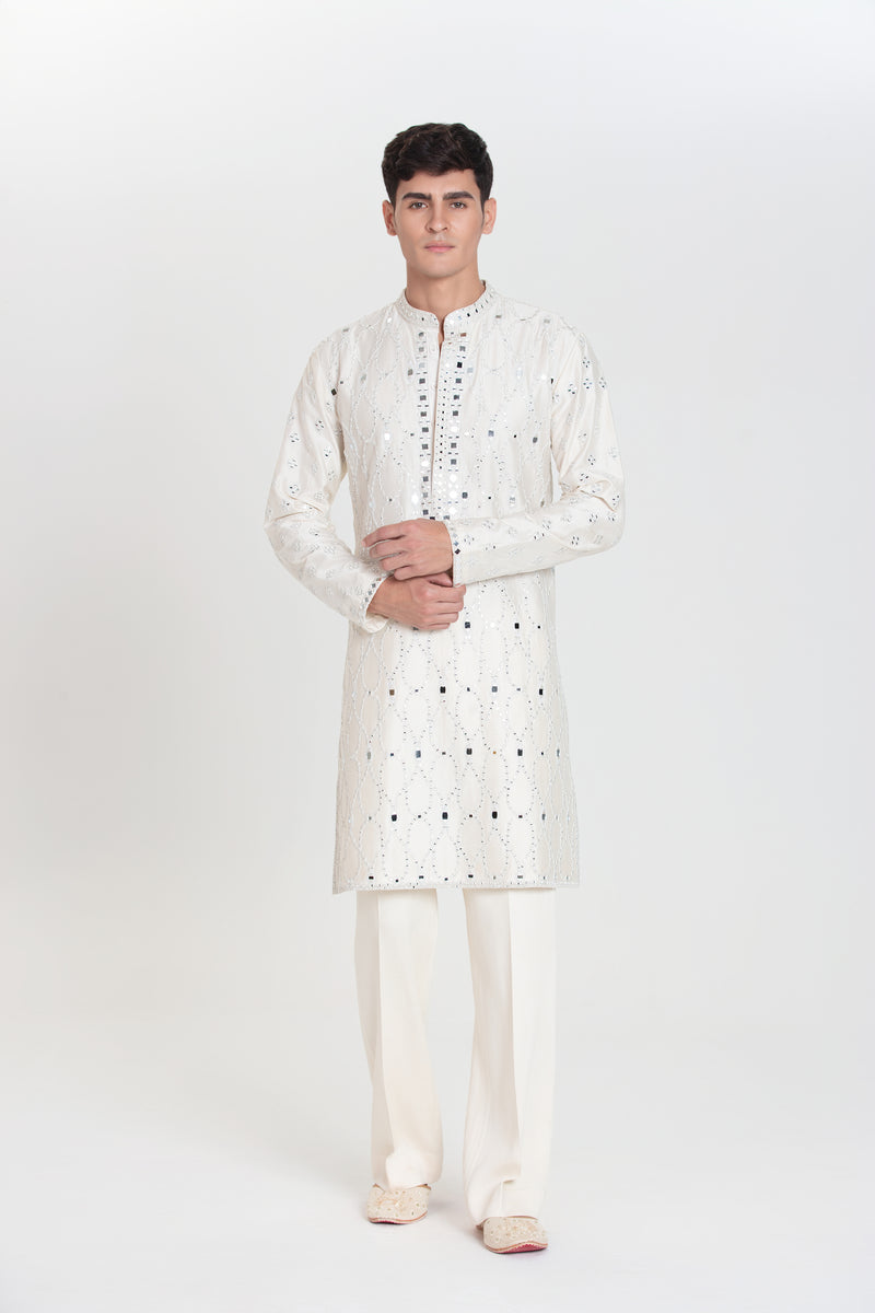 Ivory Mist Kurta Set