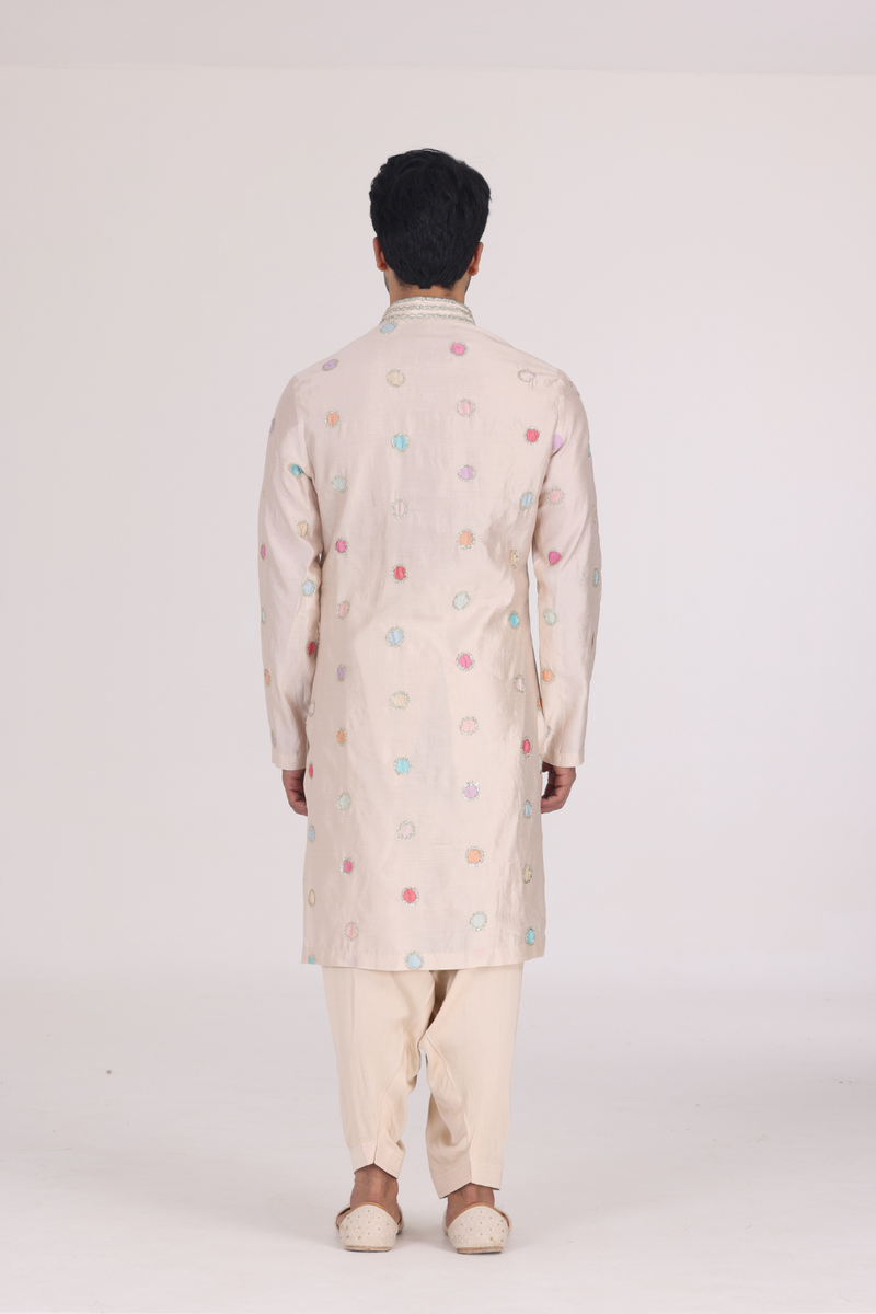 IVORY CANDY PRINTED KURTA