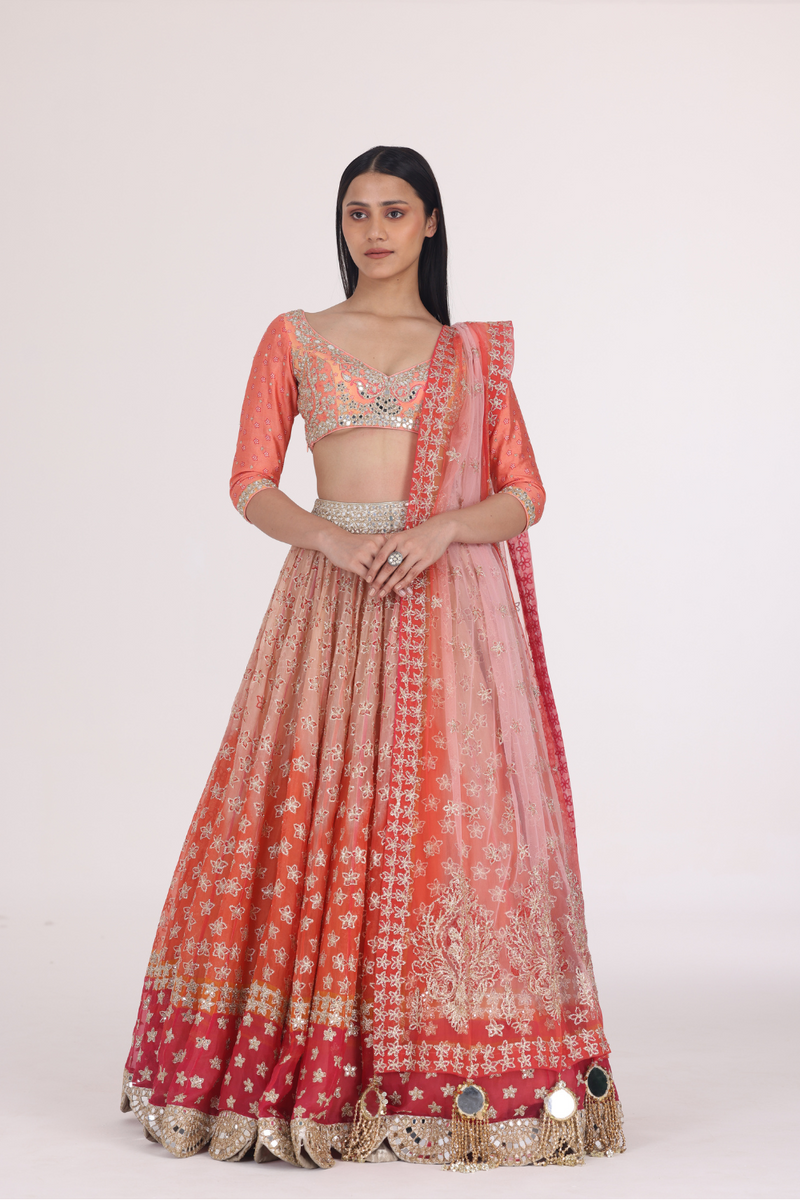 SUNDOWNER  PRINTED LEHENGA