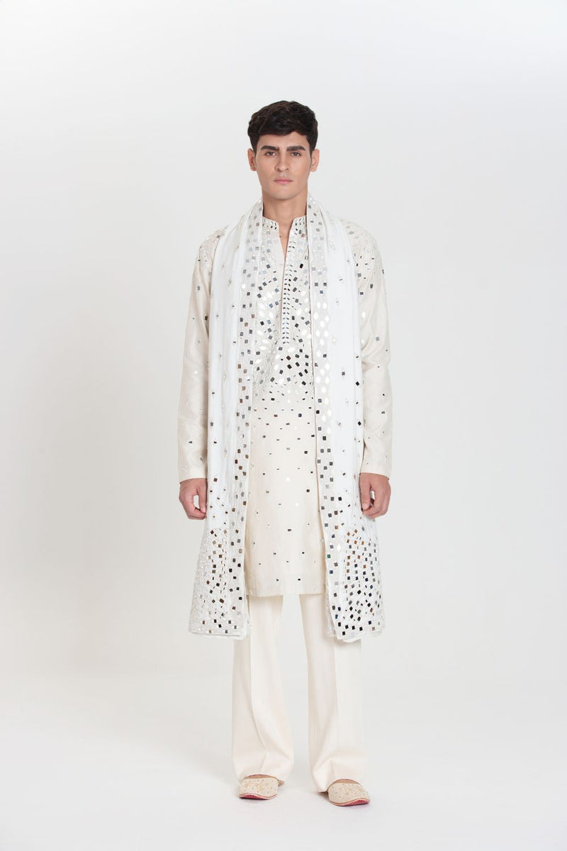 Ivory Bloom  Kurta Set