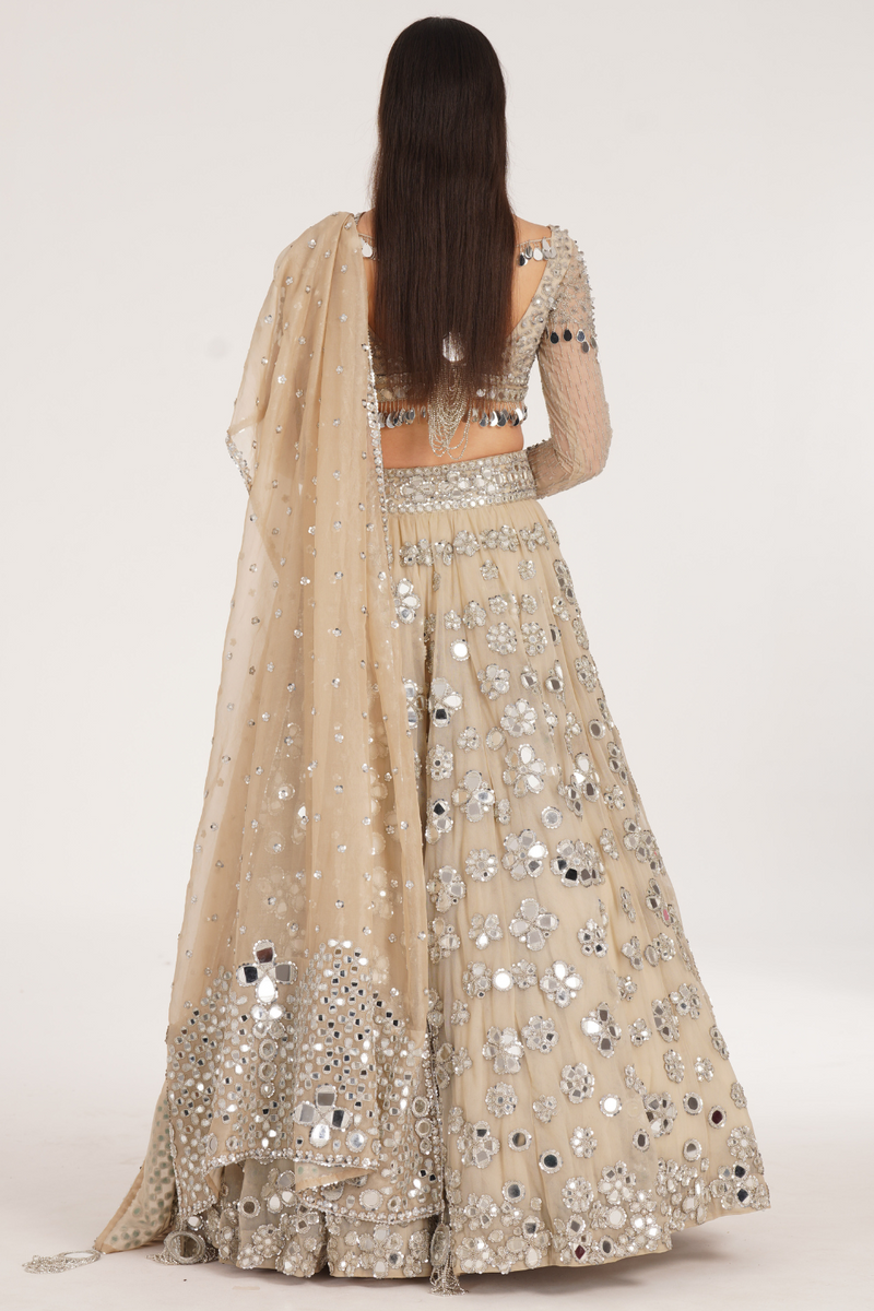 PALE OAK LEHENGA SET