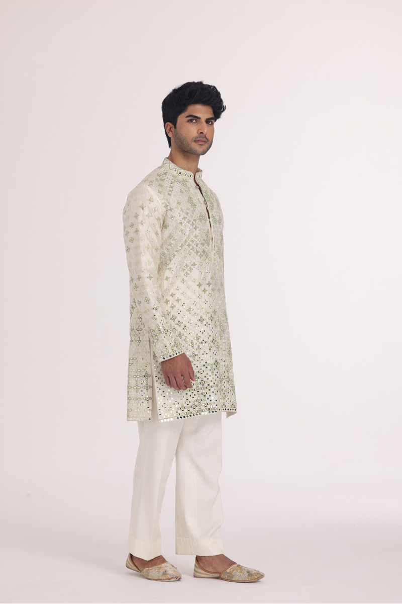 APPLE GREEN KURTA