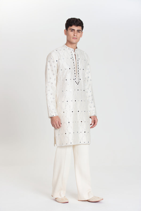 Ivory Mist Kurta Set