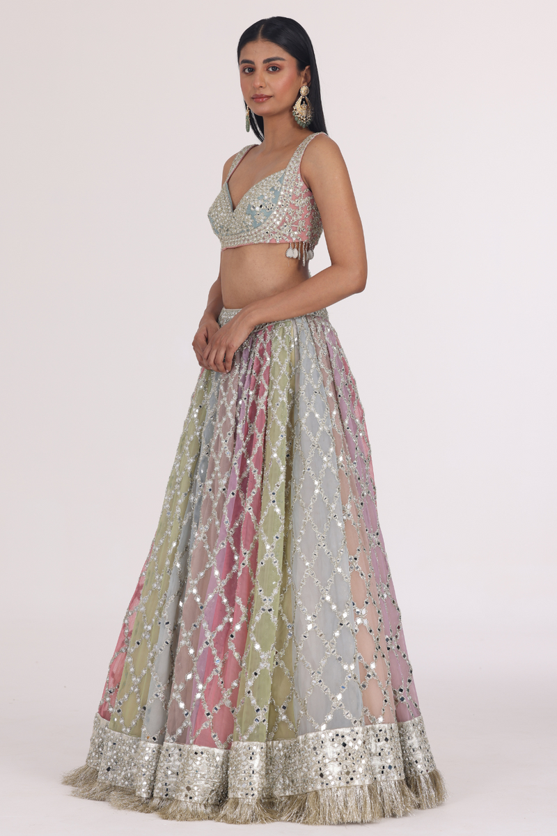 MULTICOLOUR LEHENGA