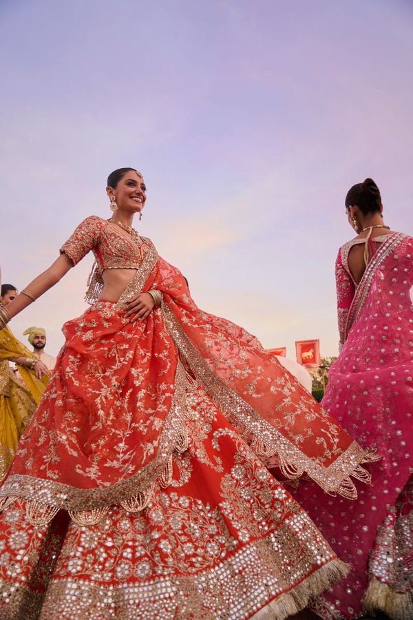 AMBER LEHENGA SET