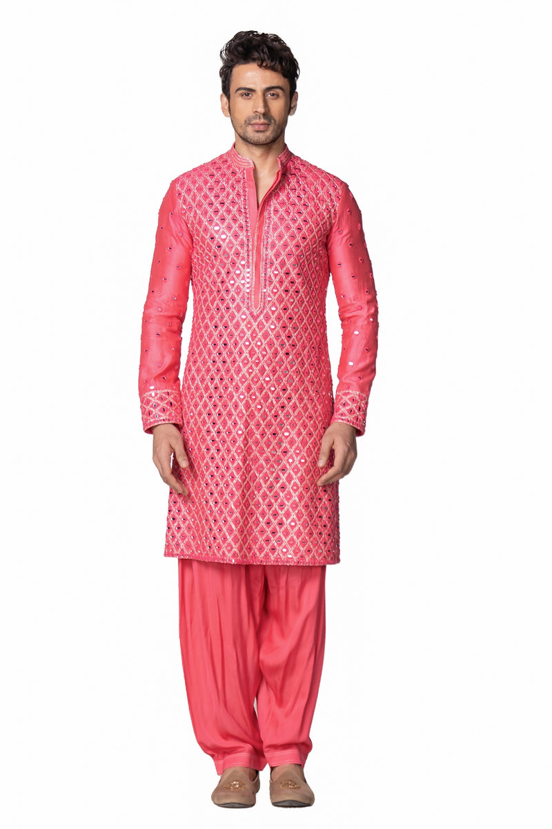 Hot pink kurta