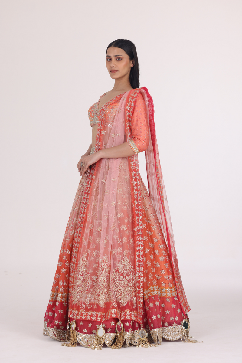 SUNDOWNER  PRINTED LEHENGA