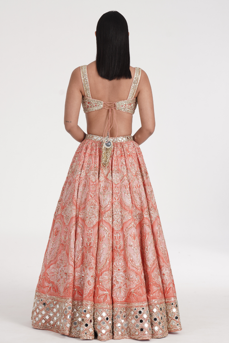 SAFRON PALE  LEHENGA SET