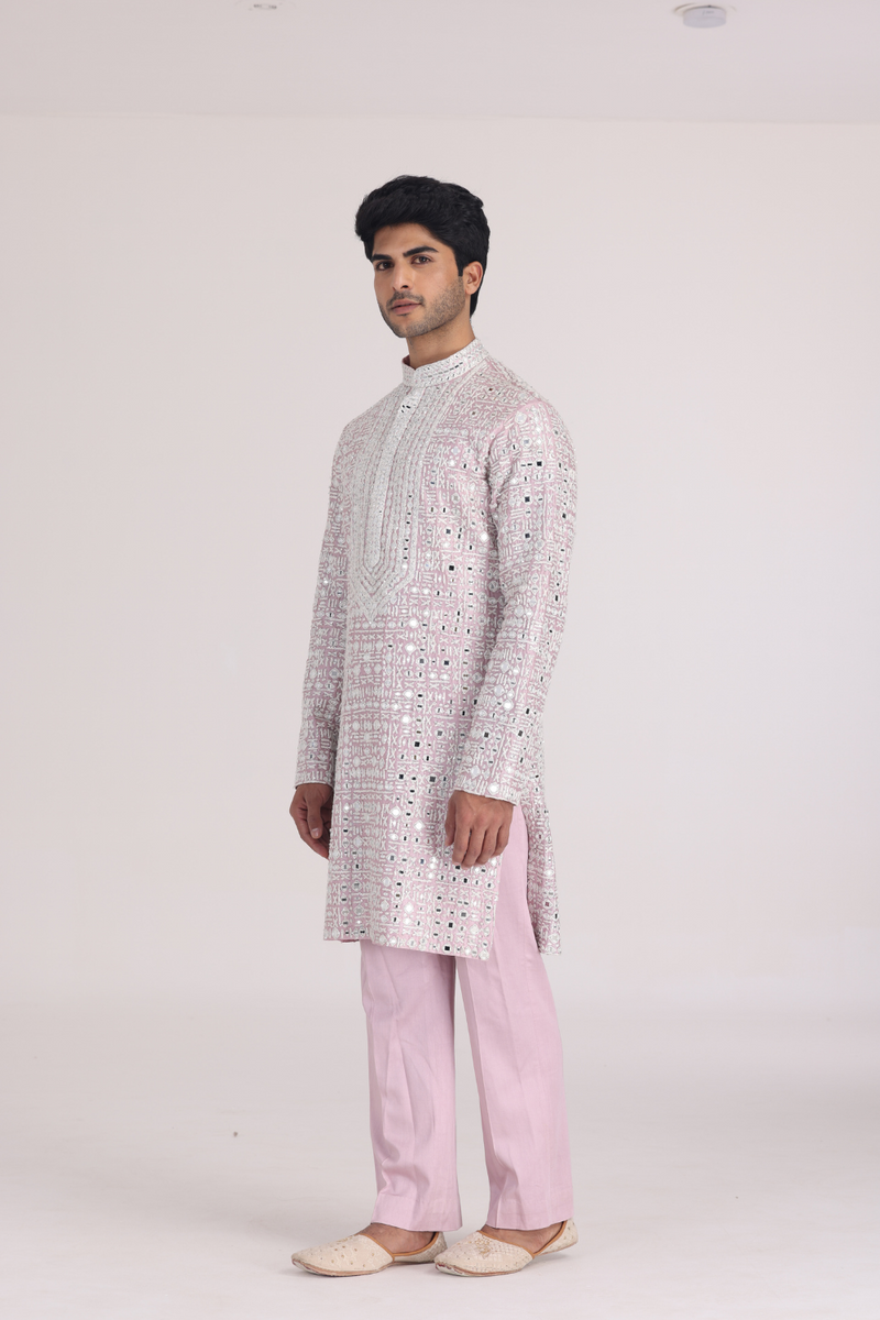 LILAC IVORY KURTA