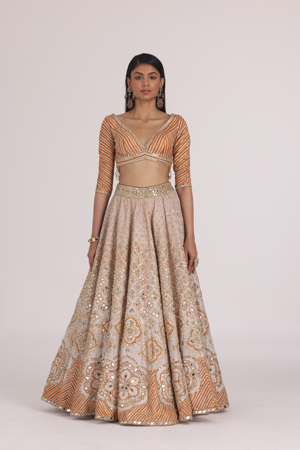 DESERT HUES PRINTED LEHENGA