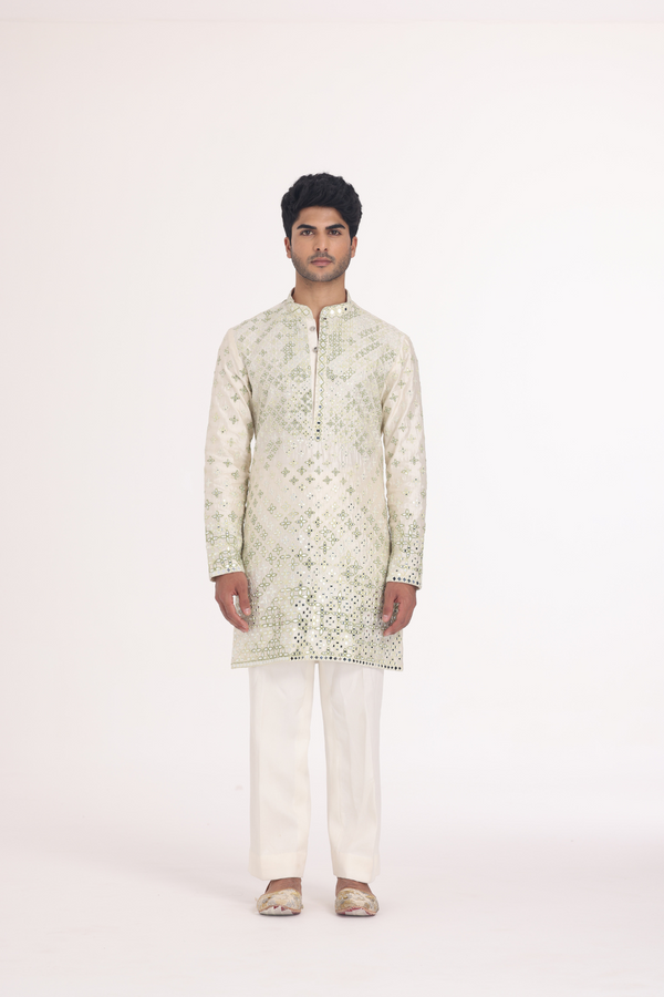 APPLE GREEN KURTA