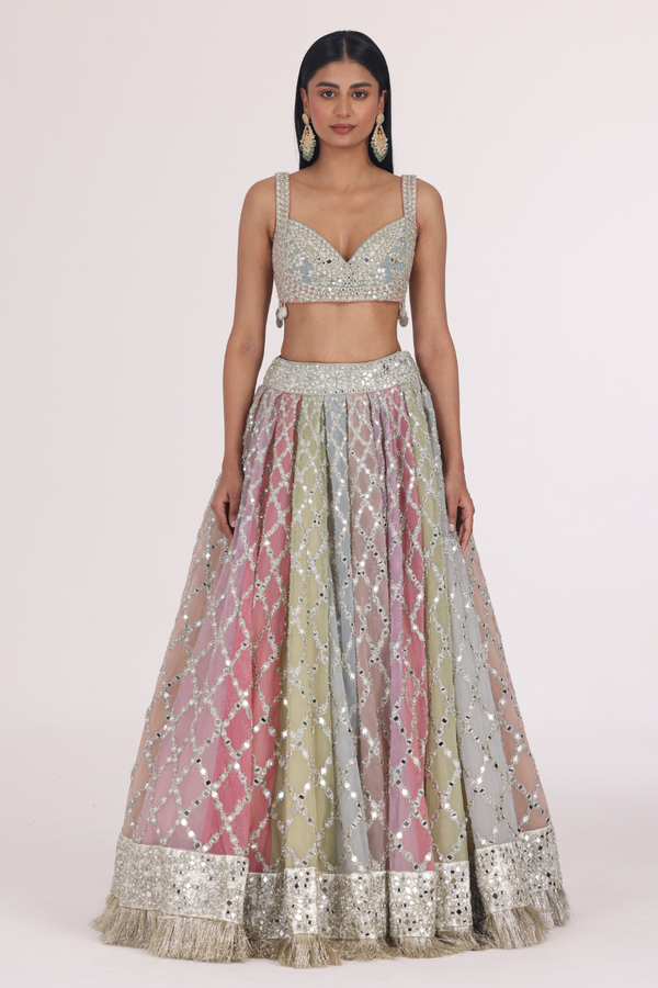 MULTICOLOUR LEHENGA