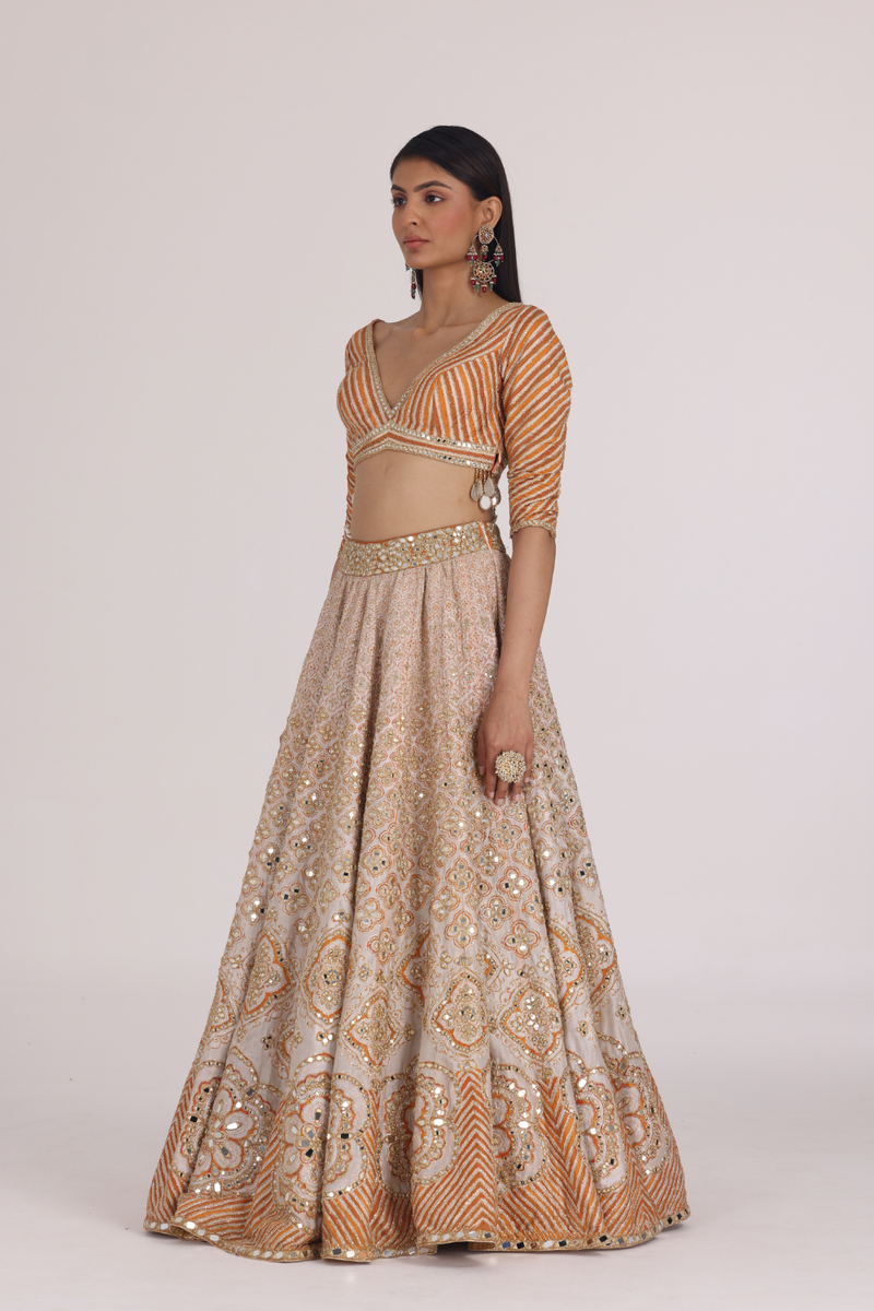 DESERT HUES PRINTED LEHENGA