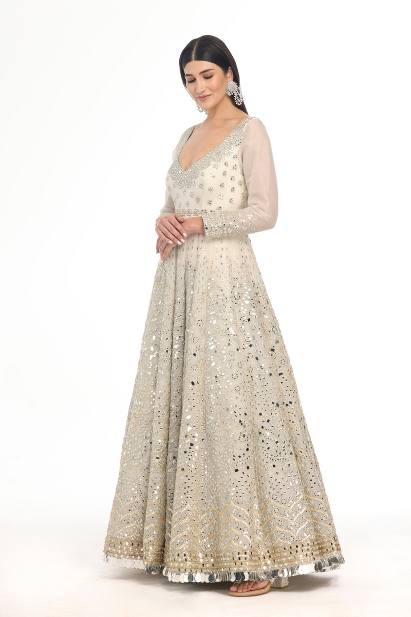 Sonam Kapoor organza Anarkali set