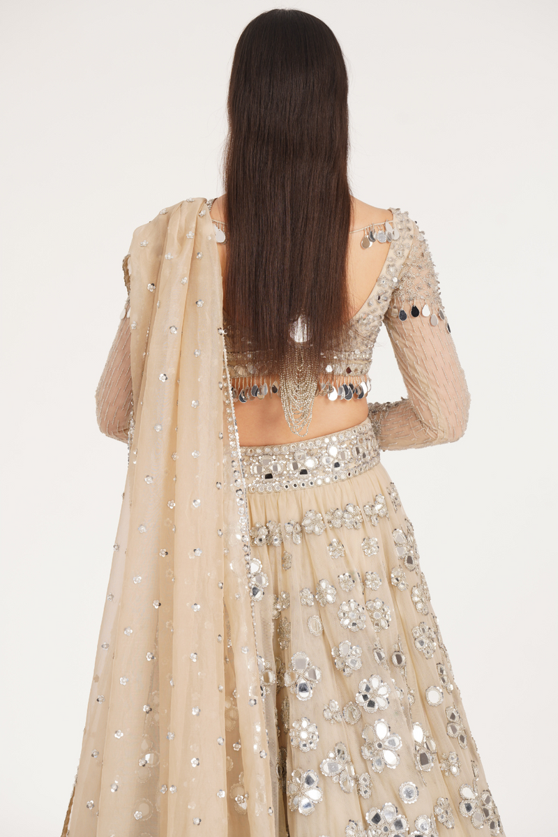 PALE OAK LEHENGA SET