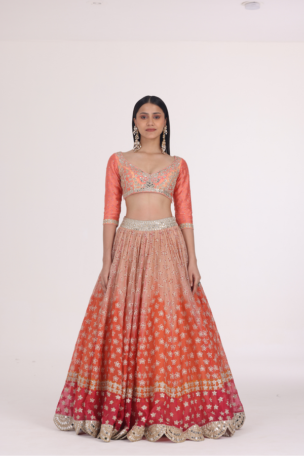 SUNDOWNER  PRINTED LEHENGA