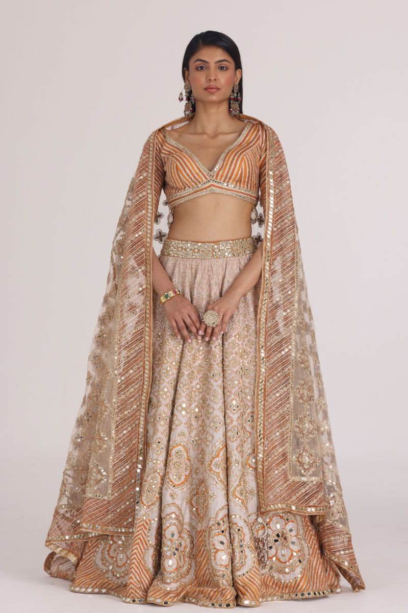 DESERT HUES PRINTED LEHENGA