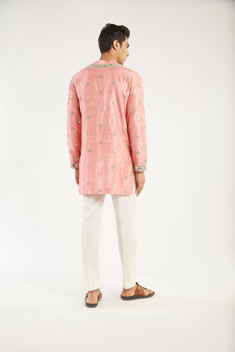 Pink EMBELLISHED Kurta