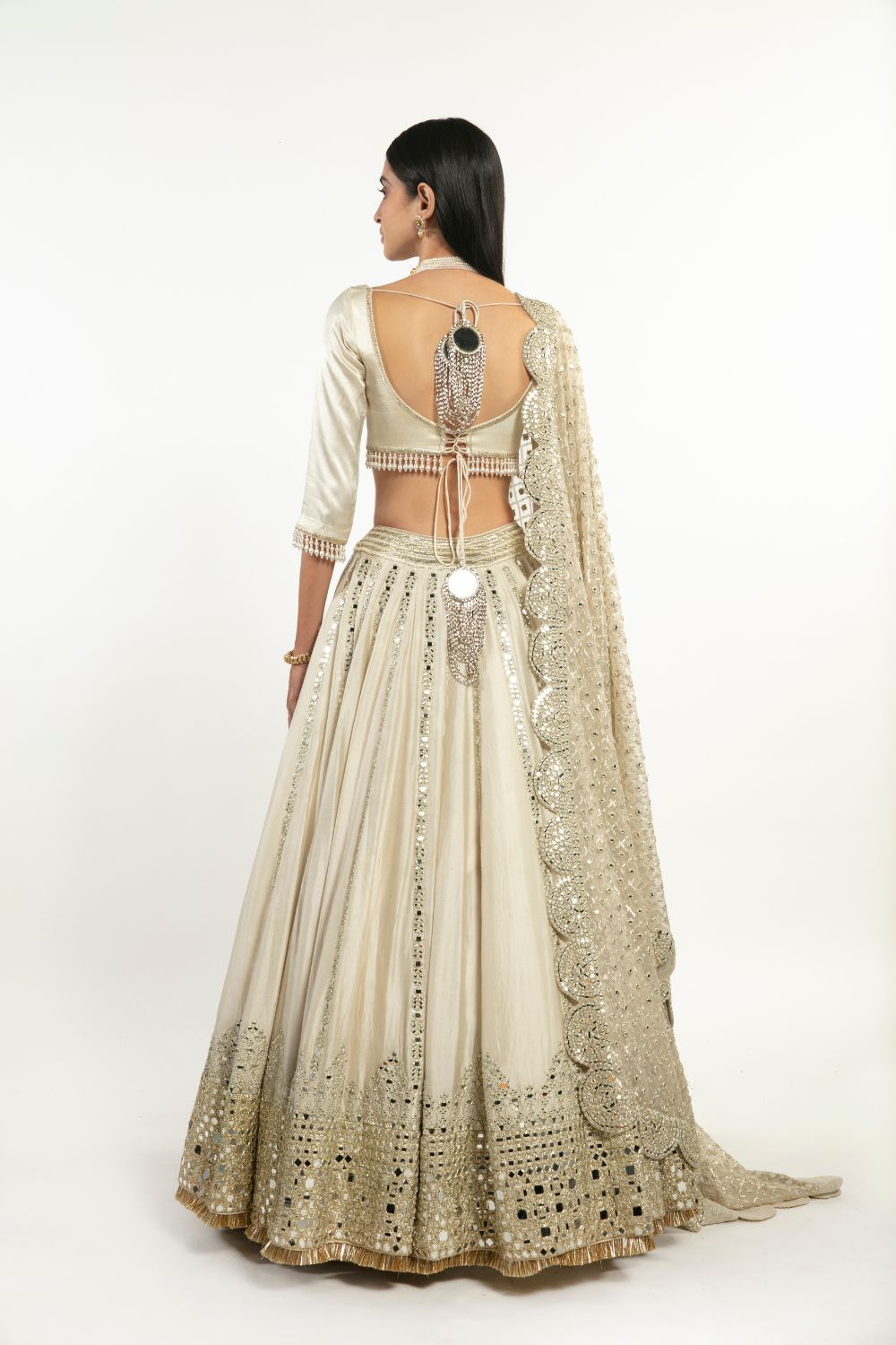 Refined Ivory Lehenga