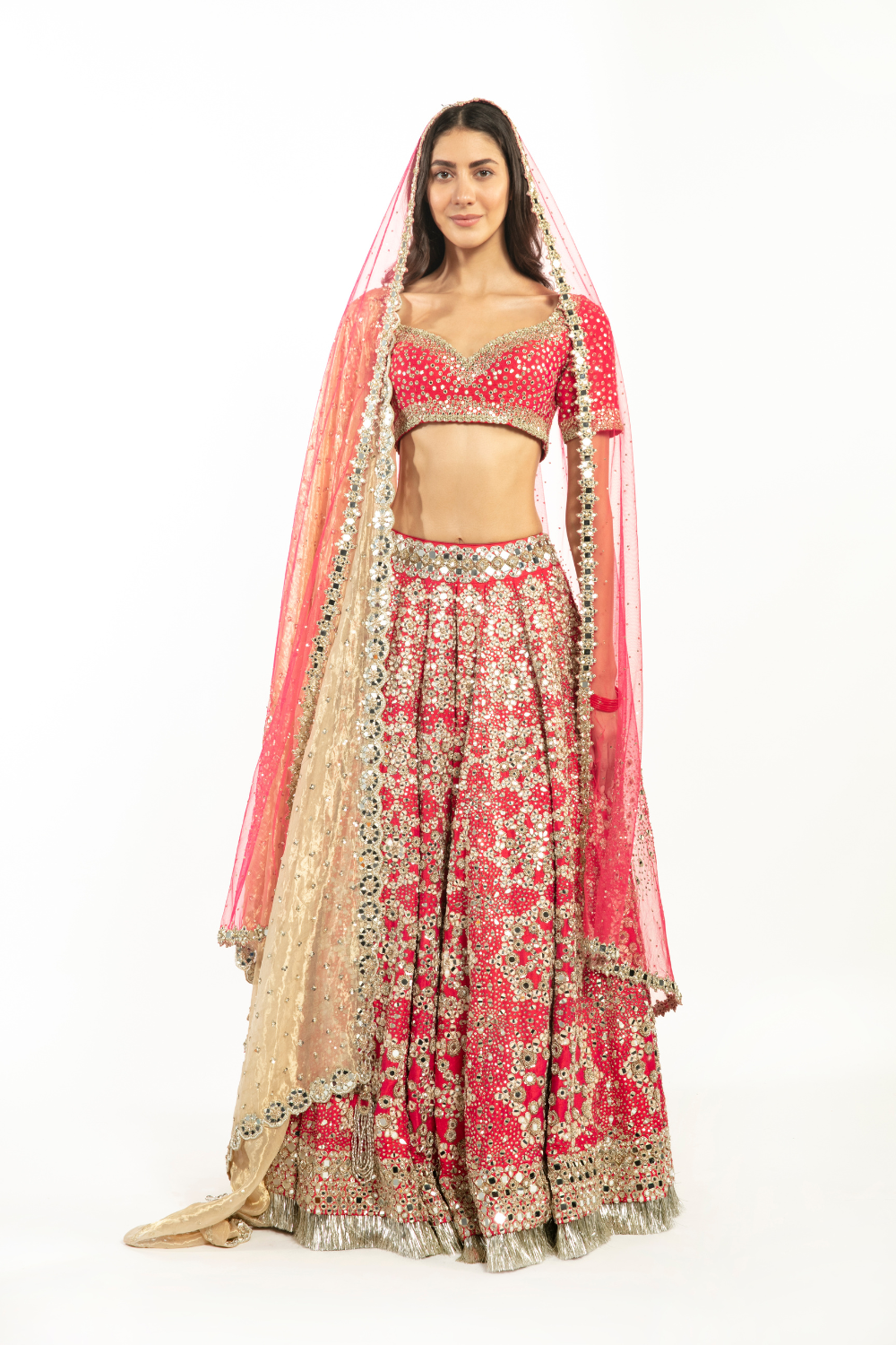 Abhinav mishra bridal lehenga clearance